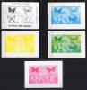 Почтовые марки. Ливия, 1981 г. Бабочки. Пробы. Бл. 54. 1981г