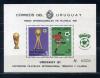 Почтовые марки. Уругвай. 1981г. Футбол. Блок №51. 1981г