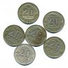 Монеты СССР. 20 копеек 1952-1957 г. 6 шт. 1952-1957г