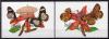 Почтовые марки. Мальдивы, 1991 г. Бабочки. Бл. 202-203 (17,0 е) 1991г