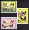 Почтовые марки. Гренада. 2000г. Бабочки. №3231-3238, Блок №479. 2000г
