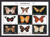 Почтовые марки. Никарагуа. 1999г. Бабочки. МЛ. №3928-3936. 1999г