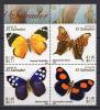 Почтовые марки. Сальвадор, 2006 г. Бабочки. №2427-28 etc. 2006г