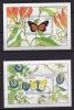 Почтовые марки. Гана, 1990 г. Бабочки. Бл. 153-154. 1990г
