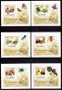 Почтовые марки. Мозамбик. 2009г. Энтомологи. Бабочки. Люкс-Блоки. №3399-3404. 2009г