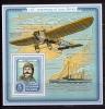 Почтовые марки. Соломоны. 2017г. Авиация. Первый Перелёт. Блок №608. 2017г