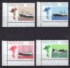 Почтовые марки. Фареры, 1977 г. Корабли. №24-27 1977г