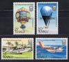 Почтовые марки. Тувалу, 1983 г. MiNr. 199 - 202. 200 лет авиации. Надпечатка. 1983г
