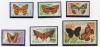 Почтовые марки. Лаос, 1982 г. Фауна: бабочки. №554-559. 1982г