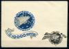 Немаркированный конверт со СГ. СССР 1960 г. 1000 оборотов 3-го спутника. КЗ. 1960г