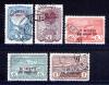 Почтовые марки. СССР. 1939г. День Авиации. Надпеч. №686-690. 1939г