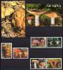 Почтовые марки. Гайана. 1991г. Грибы. №3680-3686, Блок №142-143. 1991г