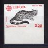 Почтовые марки. Франция. 1986г. Европа. Кошки. Беззубц. RARE! №2546 В. 1986г