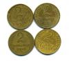 Монеты СССР. 2 копейки 1952-1955 г. 4 шт. 1952-1955г