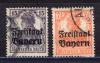 Почтовые марки. Бавария. 1919г. №139, №141. 1919г