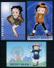 Почтовые марки. Гайана, 2000. Мультфильмы. Betty Boop. Бл. 646 etc. 2000г