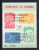 Почтовые марки. Панама 1963 г. Космос. Астронавты. Бл.13. Надпеч. Водяной знак слева направо.