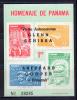 Почтовые марки. Панама 1963 г. Космос. Астронавты. Бл.13. Надпеч. Водяной знак справа налево.