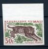 Почтовые марки. Мали 1965 г. Леопард. № 101В. Беззуб. 1965г