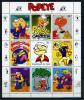 Почтовые марки. Нигер 1999 г. Мультфильмы. 1999г