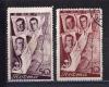 Почтовые марки. СССР. 1938г. Второй перелёт СССР-США. №599, №601. 1938г