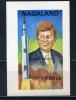 Почтовые марки. Нагаленд. 1971г. Космос. Кеннеди. Беззубц. (кат. Weebau №65) 1971г
