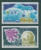 Почтовые марки. ТААФ. 1979. Космос. Спутники. Металлография. № 128-129 1979г