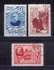 Почтовые марки. СССР 1941 г. Н.Е. Жуковский. № 795-797. (2 из 3 с клеем). 1941г