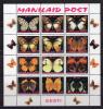 Почтовые марки. Эстония 1999 Бабочки. Локальный выпуск. 1999г
