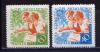 Почтовые марки. СССР. 1958г. День Молодёжи. №2169-2170. 1958г