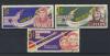 Почтовые марки. Куба. 1963 г. № 835-837. Космос. Гагарин 1963г