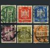 Почтовые марки. Германия. 1924 г. № 356-361. 1924г