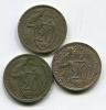 Монеты СССР 20 копеек 1931-1933 г 3 шт