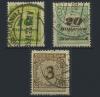 Почтовые марки. Германия. 1923 г. № 328A-329А, 338. 1923г