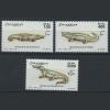 Почтовые марки. Сомали. 2000. № 839-841. Крокодилы 2000г