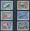 Почтовые марки. Вьетнам. 1967 г. № 475-480. Животные. 1967г