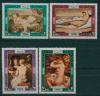 Почтовые марки Аджалан 1969 г Рубенс, Ренуар, Буше № 435-438