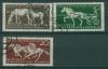 Почтовые марки ГДР 1958 г Лошади № 640-642
