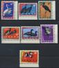 Почтовые марки. Конго. 1963 г. № 138-144. Птицы 1963г