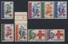 Почтовые марки. Конго. 1969 г. № 119-126. Цветы. Красный крест 1969г
