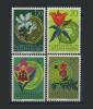 Почтовые марки. Лихтенштейн. 1970 г. № 521-524. Цветы 1970г