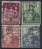 Почтовые марки. Амер-Брит зона оккупации. 1948-49 гг. № 98, 103-105.