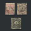 Почтовые марки. Венгрия. 1881-88 гг. № 21, 24В, 27 IIA.