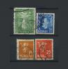 Почтовые марки. Норвегия. 1934-50 гг. № 182,259,319,366.