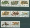 Почтовые марки СССР 1977 г Змеи № 4782-4789