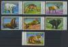 Почтовые марки. Экваториальная Гвинея. 1977 г. № 1239-1245. Фауна Америки. 1977г
