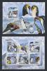 Почтовые марки. Гвинея Биссау. 2009 г. № 4390-4394, В1 714. Пингвины. 2009г