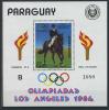 Почтовые марки. Парагвай. 1984 г. № В1 395. Олимпийские игры. Лошади. 1984г