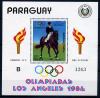 Почтовые марки. Парагвай. 1984 г. № В1 395. Олимпийские игры. Лошади. 1984г