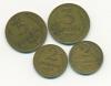 Монеты СССР 2,3 копейки 1940-1946 г 4 шт 1940-1946г